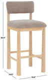 Safavieh Wrenley Boucle Barstool Light Brown / Natural SFV4866B