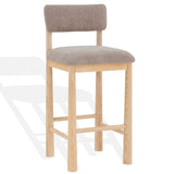 Safavieh Wrenley Boucle Barstool Light Brown / Natural SFV4866B