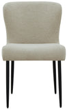 Katlynn Boucle And Metal Legs Dining Chair