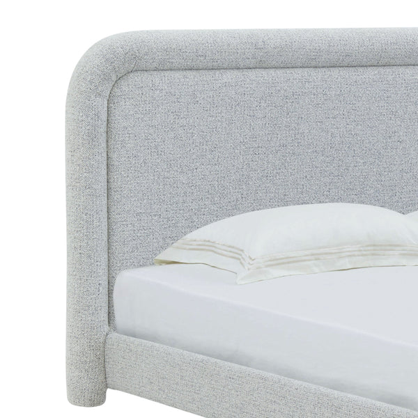 Safavieh Adelle Chenille Bed: Elevate Your Bedroom With Chic Elegance And Luxurious Comfort For Relaxation Black ,White Wood ,Fabric ,Foam Sfv4874b-k-2bx