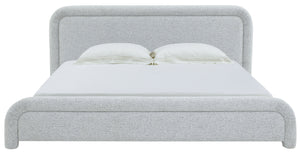 Safavieh Adelle Chenille Bed: Elevate Your Bedroom With Chic Elegance And Luxurious Comfort For Relaxation Black ,White Wood ,Fabric ,Foam Sfv4874b-k-2bx