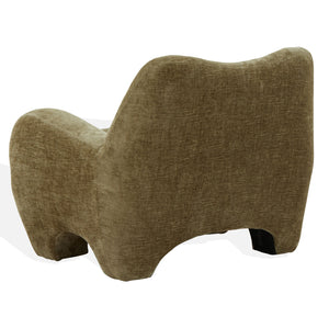 Safavieh Randal Chenille Accent Chair – Cozy Comfort And Stylish Design For Your Living Space Transformation Olive Green Wood ,Fabric ,Foam Sfv4878b