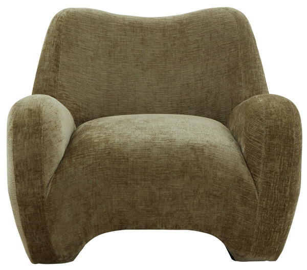 Safavieh Randal Chenille Accent Chair – Cozy Comfort And Stylish Design For Your Living Space Transformation Olive Green Wood ,Fabric ,Foam Sfv4878b