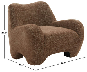 Randal Chenille Accent Chair With Solid Wood Frame, Plush Foam Cushioning For Cozy Stylish Seating