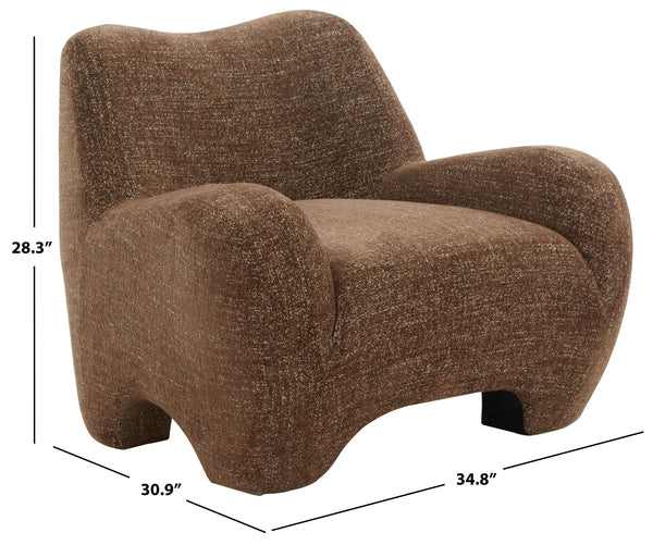 Randal Chenille Accent Chair With Solid Wood Frame, Plush Foam Cushioning For Cozy Stylish Seating