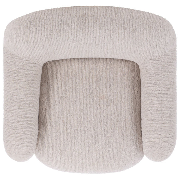 Safavieh KAYLANA Chenille Swivel Accent Chair in Light Grey - Elegant Comfort for Modern Spaces & Nooks SFV4879A