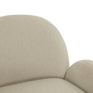 Safavieh Paolini Metal Base Accent Chair - Stylish Comfort For Your Living Space With Luxurious Design Light Brown ,Antique Gold Wood ,Metal ,Fabric ,Foam Sfv4880a