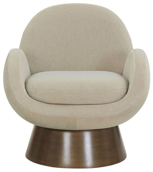 Safavieh Paolini Metal Base Accent Chair - Stylish Comfort For Your Living Space With Luxurious Design Light Brown ,Antique Gold Wood ,Metal ,Fabric ,Foam Sfv4880a