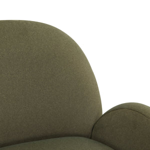 Safavieh Paolini Metal Base Accent Chair - Stylish Comfort For Your Living Space With Luxurious Design Olive Green ,Antique Gold Wood ,Metal ,Fabric ,Foam Sfv4880c