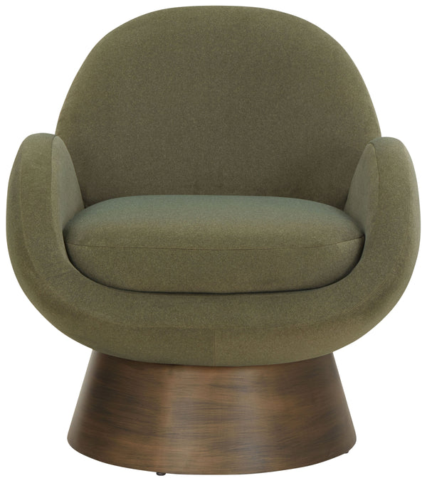 Safavieh Paolini Metal Base Accent Chair - Stylish Comfort For Your Living Space With Luxurious Design Olive Green ,Antique Gold Wood ,Metal ,Fabric ,Foam Sfv4880c
