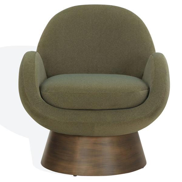 Safavieh Paolini Metal Base Accent Chair - Stylish Comfort For Your Living Space With Luxurious Design Olive Green ,Antique Gold Wood ,Metal ,Fabric ,Foam Sfv4880c