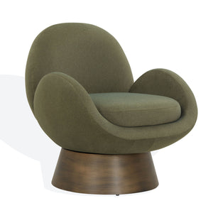 Safavieh Paolini Metal Base Accent Chair - Stylish Comfort For Your Living Space With Luxurious Design Olive Green ,Antique Gold Wood ,Metal ,Fabric ,Foam Sfv4880c