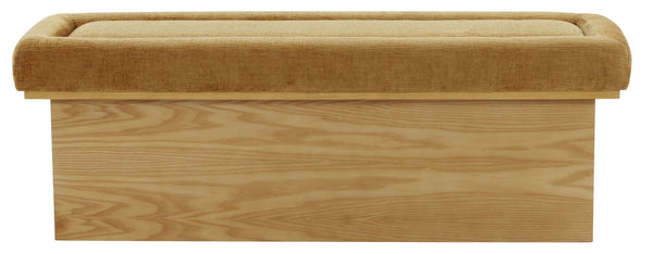 Trudy Upholstered Chenille Bench With Solid Wood Frame, 51" Comfort Seat For Entryway & Bedroom