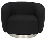 Bernard Boucle Swivel Accent Chair