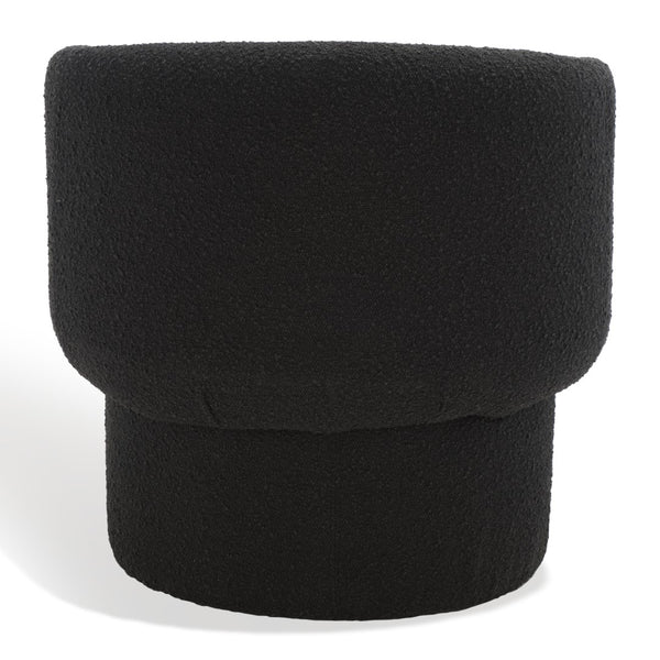 Safavieh Kellyanne Boucle Modern Accent Chair  Black SFV5023B