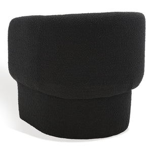 Safavieh Kellyanne Boucle Modern Accent Chair  Black SFV5023B