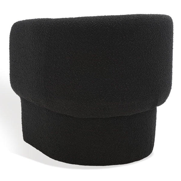 Safavieh Kellyanne Boucle Modern Accent Chair  Black SFV5023B