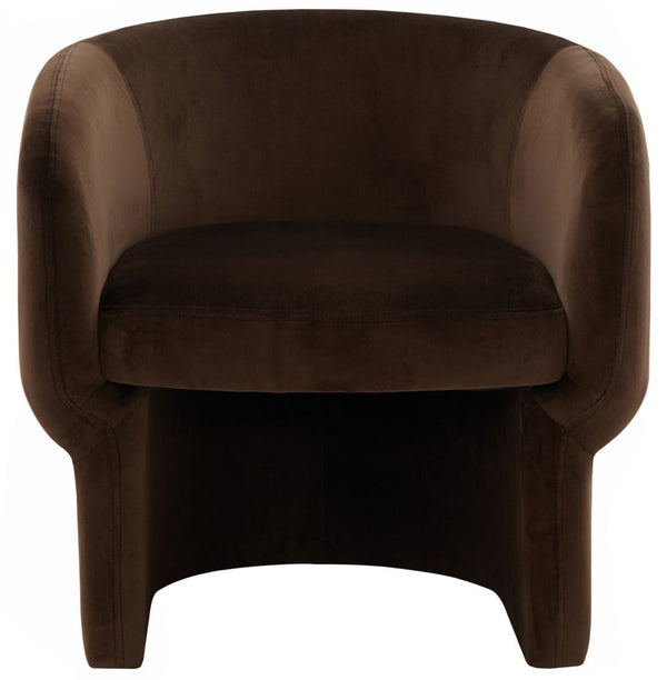 Safavieh Kellyanne Modern Accent Chair Dark Brown SFV5023F