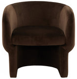 Safavieh Kellyanne Modern Accent Chair Dark Brown SFV5023F