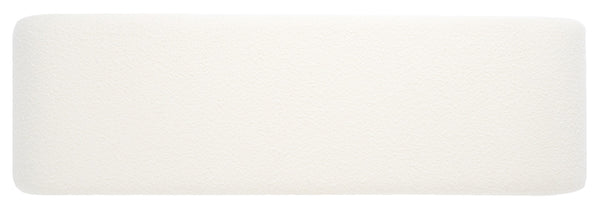 Safavieh CARALYNN Boucle Bench in Ivory - Stylish, Versatile Seating for Entryways, Bedrooms, or Living Rooms SFV5027A