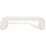 Safavieh Caralynn Upholstered Bench White SFV5027C