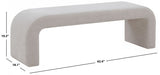 Safavieh Caralynn Upholstered Bench Light Grey SFV5027L