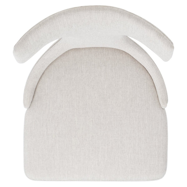 Safavieh KRISALYN Taupe Linen Dining Chair - Stylish Comfort for Modern & Classic Interiors, Durable Design SFV5028A