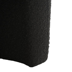 Safavieh EVERLY Boucle Barrel Back Accent Chair - Contemporary Comfort with Elegant Design for Any Space Black SFV5029B