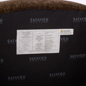 Everly Chenille Barrel Back Accent Chair With Solid Wood Frame, Plush Foam Seating For Comfort
