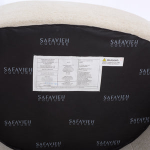 Everly Chenille Barrel Back Accent Chair With Solid Wood Frame, Plush Foam Seating For Comfort