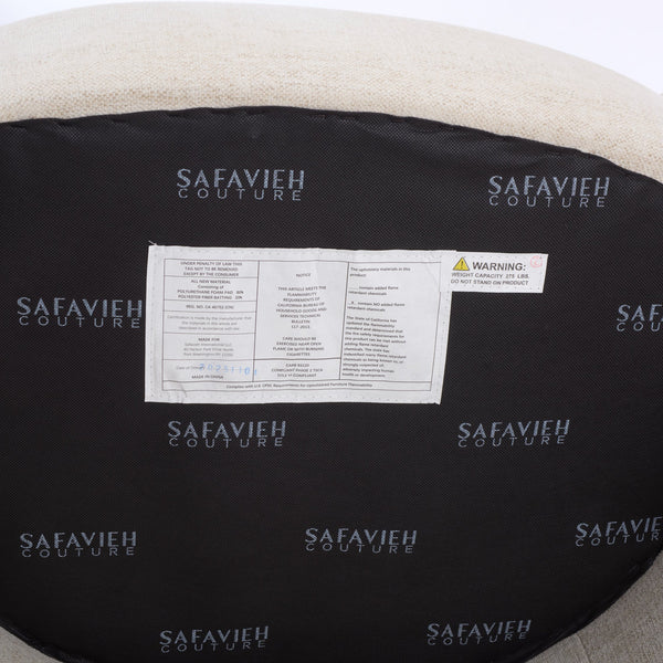 Everly Chenille Barrel Back Accent Chair With Solid Wood Frame, Plush Foam Seating For Comfort