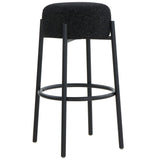 Safavieh Paisleigh Metal Leg Barstool Black SFV5031F