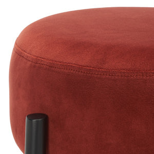 Safavieh Paisleigh Metal Leg Counter Stool Rust / Black Wood / Fabric / Foam / Metal SFV5032C