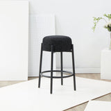 Safavieh Paisleigh Metal Leg Counter Stool Black SFV5032F