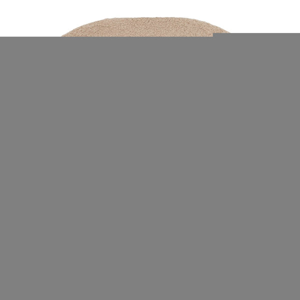 Safavieh Sammie Chic Light Brown Faux Shearling Accent Chair - Modern Barrel Back Design With Tripod Base Light Brown Wood ,Fabric ,Foam Sfv5034c