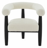 Jackie Curved Back Accent Chair