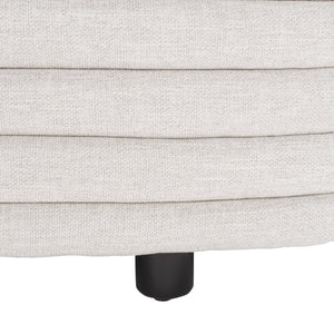 Safavieh JAYMIE Boucle Storage Bench - Modern Design with Hidden Compartment for Stylish Home Organization Taupe / Black SFV5040A