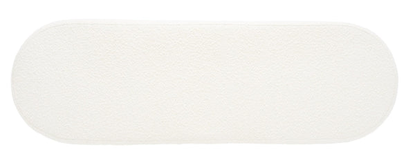 Safavieh JAYMIE Boucle Storage Bench - Modern Design with Hidden Compartment for Stylish Home Organization Ivory / Black SFV5040B