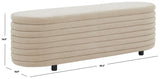 Safavieh Jaymie Boucle Storage Bench Tan / Black SFV5040I