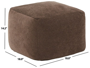 Safavieh Samuels Boucle Pouf Dark Brown SFV5041F