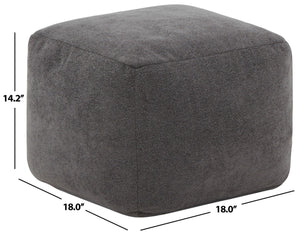 Safavieh Samuels Boucle Pouf Charcoal SFV5041G