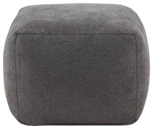 Safavieh Samuels Boucle Pouf Charcoal SFV5041G