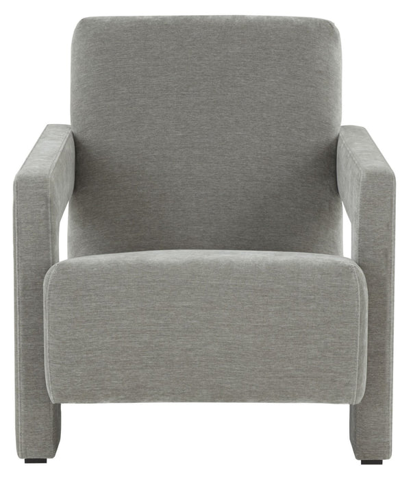 Safavieh TAYLOR Modern Boucle Accent Chair - Mid-Century Style with Plush Comfort for Stylish Living Spaces Grey SFV5046B