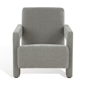 Safavieh TAYLOR Modern Boucle Accent Chair - Mid-Century Style with Plush Comfort for Stylish Living Spaces Grey SFV5046B