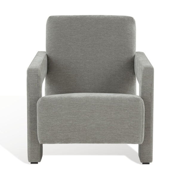 Safavieh TAYLOR Modern Boucle Accent Chair - Mid-Century Style with Plush Comfort for Stylish Living Spaces Grey SFV5046B