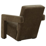 Safavieh Taylor Modern Velvet Accent Chair Dark Olive Green SFV5046E