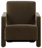 Safavieh Taylor Modern Velvet Accent Chair Dark Olive Green SFV5046E