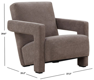 Safavieh Taylor Modern Boucle Accent Chair Brown SFV5046F