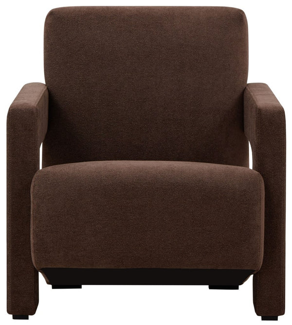 Safavieh Taylor Modern Boucle Accent Chair Dark Brown SFV5046G