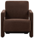 Safavieh Taylor Modern Boucle Accent Chair Dark Brown SFV5046G